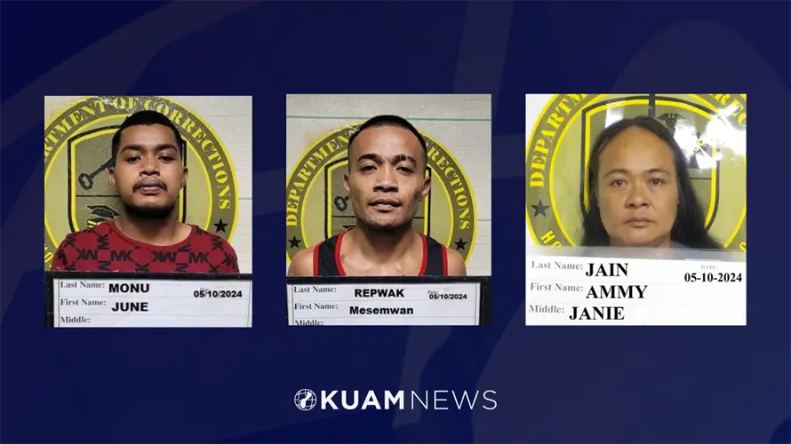 Wanted suspect Mesemwan Repwak faces charges in at least a dozen crimes, two others arrested