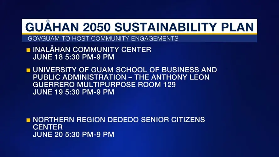 Bureau of Statistics and Plans calls on community in developing Guahan 2050 Sustainability Plan