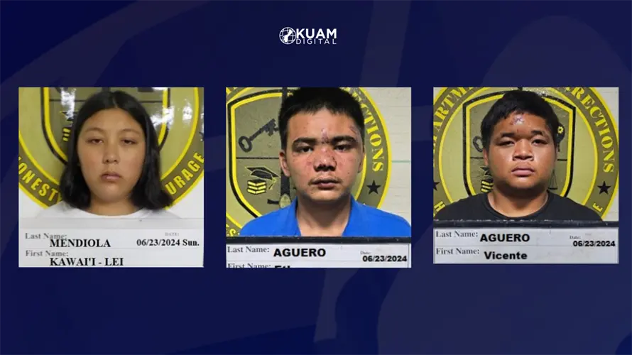 Three suspects led authorities on chase after burglarizing Mangilao store