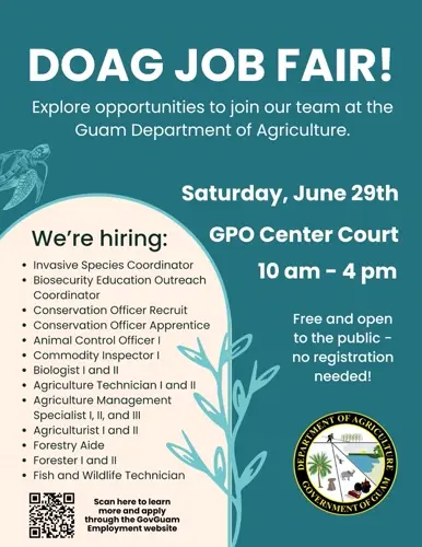 Department of Agriculture announces upcoming job fair