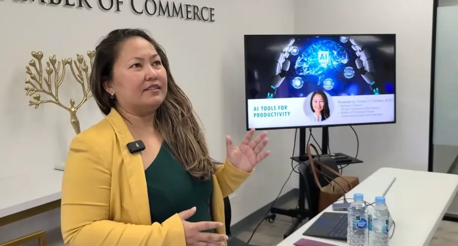 Women's Chamber of Commerce gets primer on AI for productivity