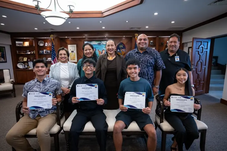 Four Guam students graduate from Pacific Summer Transportation Education program