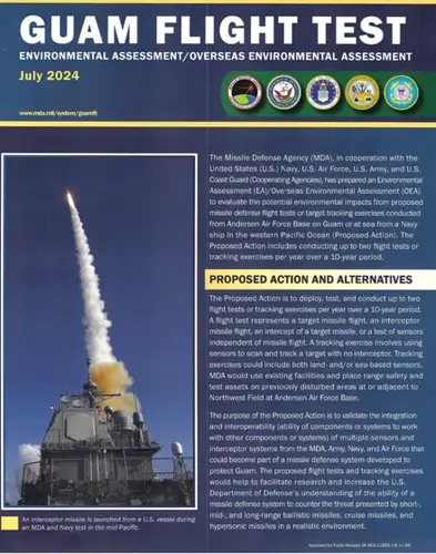 Aug. 2 is the last day to submit comments for military's proposed missile defense tests