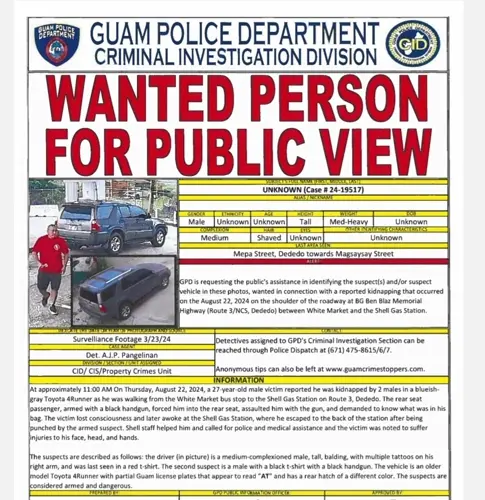Manhunt underway for two kidnappers