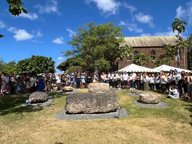 Lt. Governor leads effort to return Latte Stones to Guam