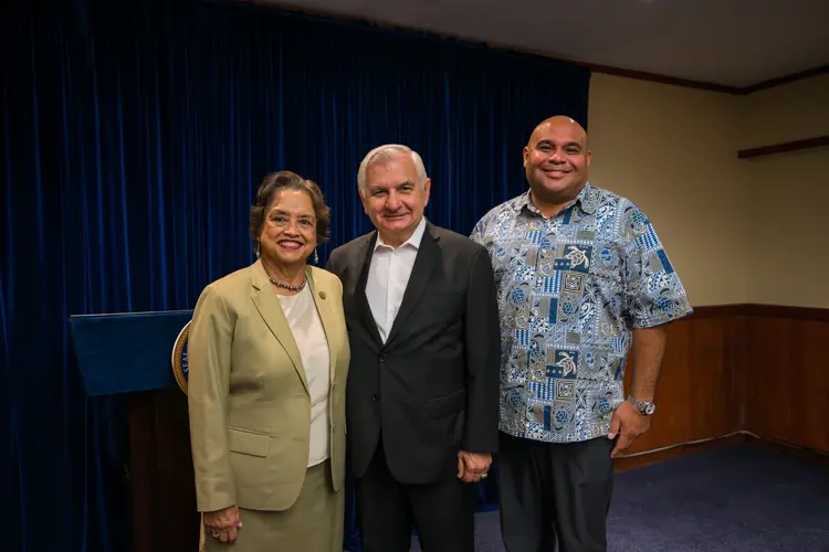 Rhode Island senator visits Guam to discuss ongoing military buildup
