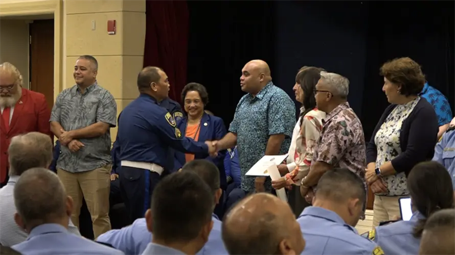 22 Guam Police officers promoted to Police Officer III honored in ceremony