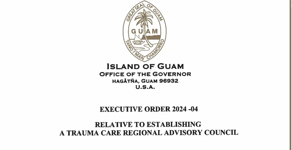 Executive order establishes Trauma Care Regional Advisory Council