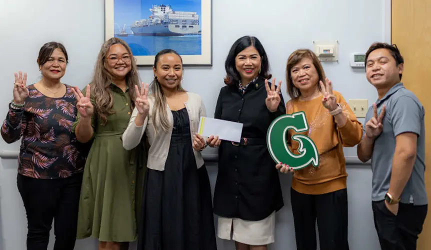 Two University of Guam students receive Herminia Dierking scholarships