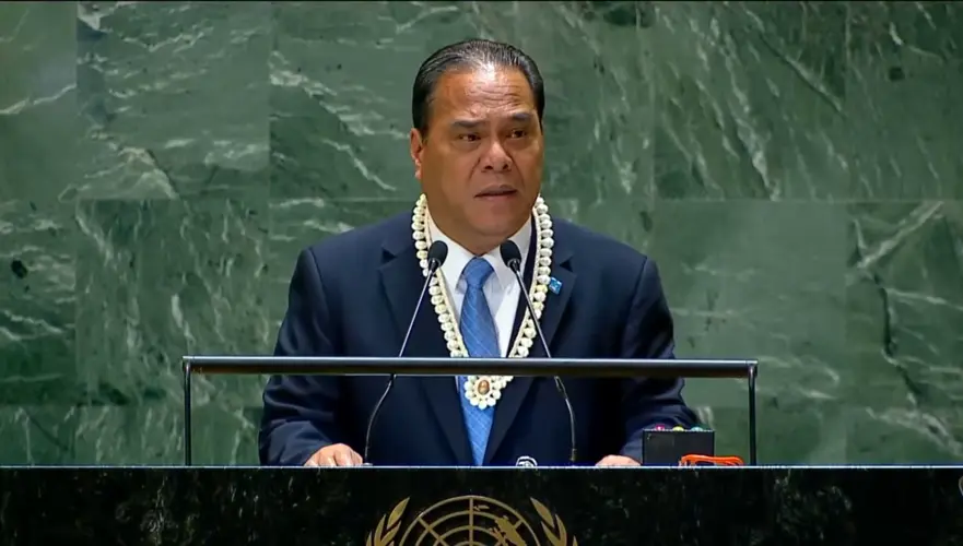Federated States of Micronesia President speaks at United Nations General Assembly