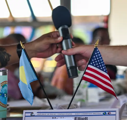 Guam National Guard attends first Joint Committee Meeting with Palau