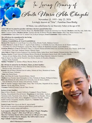 Anita Marie Ada Okazaki