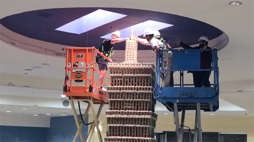 Replica of Taipei 101 building completed for latest Tower for Humanity charity project