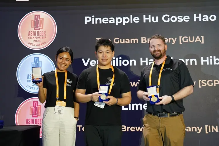 Guam Brewery wins Gold in Asia Beer Championship
