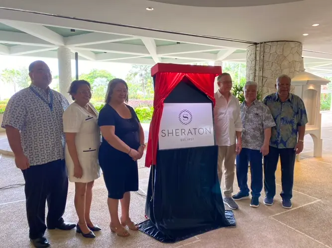 Sheraton unveiled as new brand for former Saipan Hyatt hotel