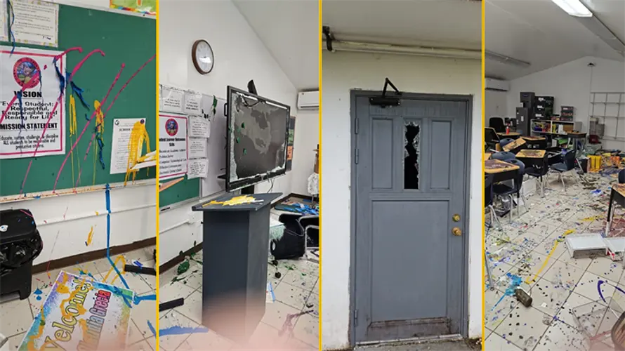 Multiple classrooms vandalized at Carbullido Elementary School