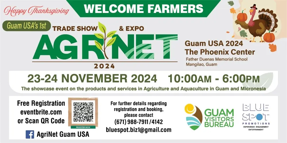 AgriNet Guam USA 2024 Trade Show to be held at the Phoenix Center