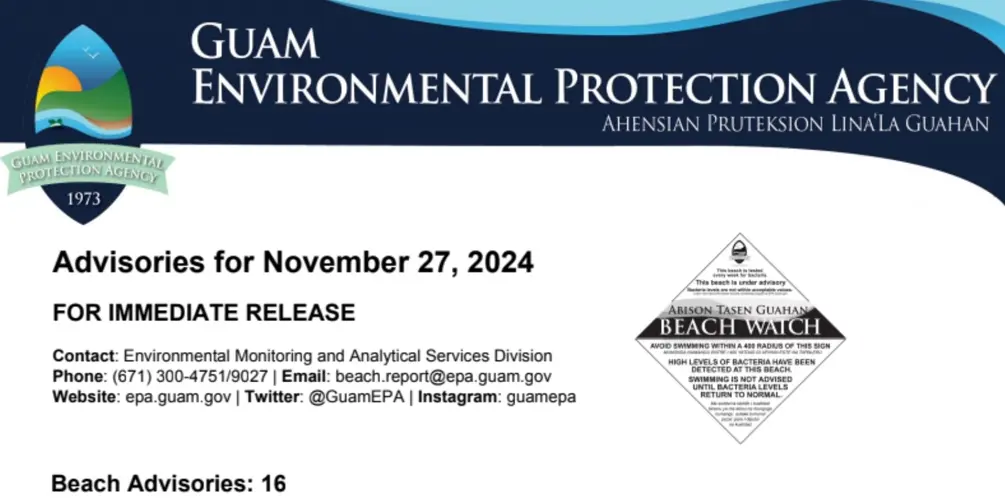 Steer clear of 16 beaches this Thanksgiving/Black Friday weekend