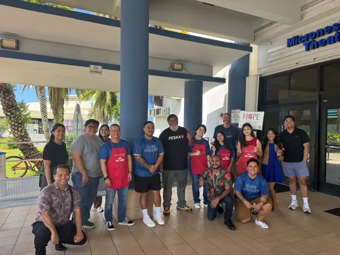 Team KUAM participates in the Salvation Army of Guam's Red Kettle campaign