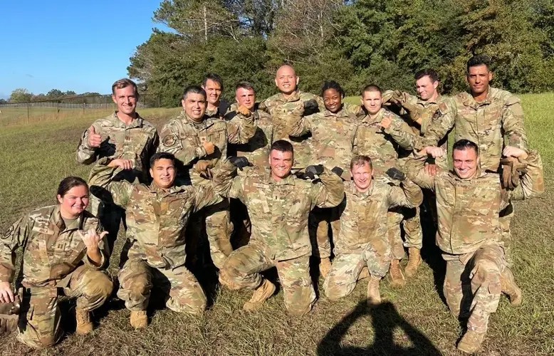Father Junee Valencia graduates from the United States Air Force Officer training school