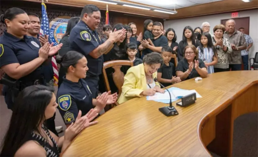 Hagat Police Precinct renamed to the Jose T. ‘Pedo’ Terlaje police station
