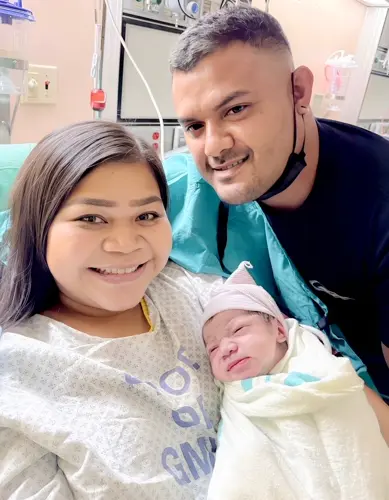 First baby born on US soil in 2025 is happy, healthy Guam boy