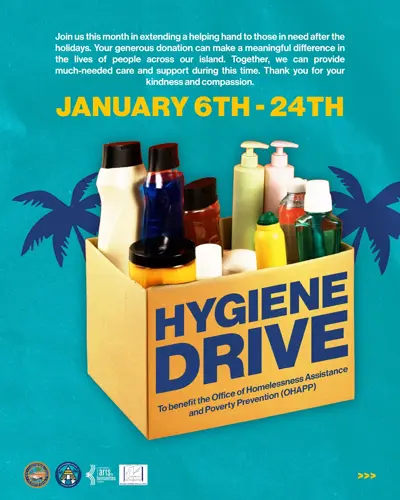 Hygiene Drive kicks off 2025 by supporting homeless communities