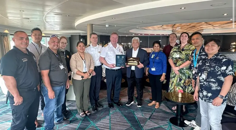 MS Mitsue Ocean Fuji cruise makes historic maiden voyage to the CNMI