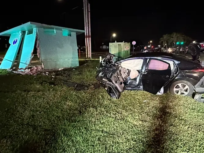 Man seriously injured in Harmon crash