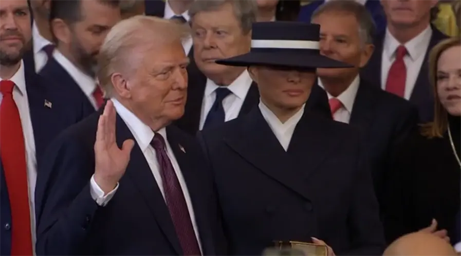 Donald Trump is inaugurated as the nation's 47th President
