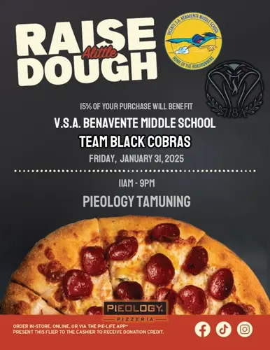 Raise A Little Dough for Benavente MS's Team Black Cobras