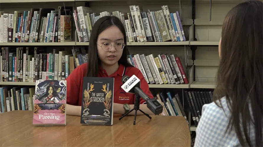 St. John's senior Rina Olsen shares story behind debut novel and prequel