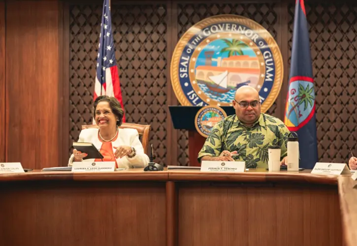Governor and Military Leaders discuss Guam’s infrastructure and security