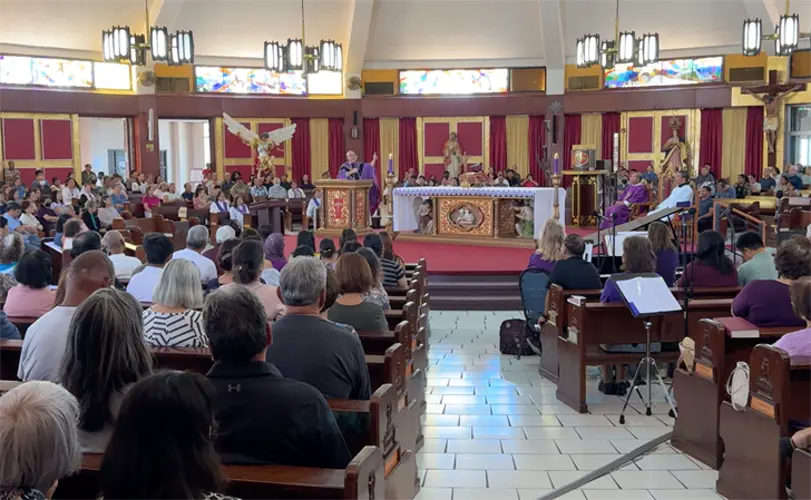 Island's faithful prays for the Pope's recovery on Ash Wednesday