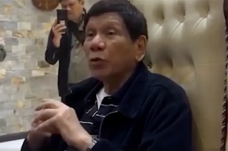 Former Philippine President Rodrigo Duterte asked what crime he committed