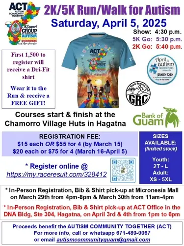 2K/5K RUN/WALK FOR AUTISM