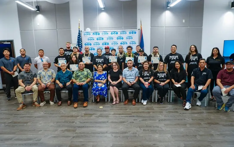 Sixteen graduate from Guam Community College Ship Repair Boot Camp