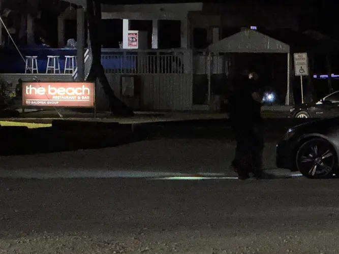 Search ongoing for suspects in Gun Beach stabbing