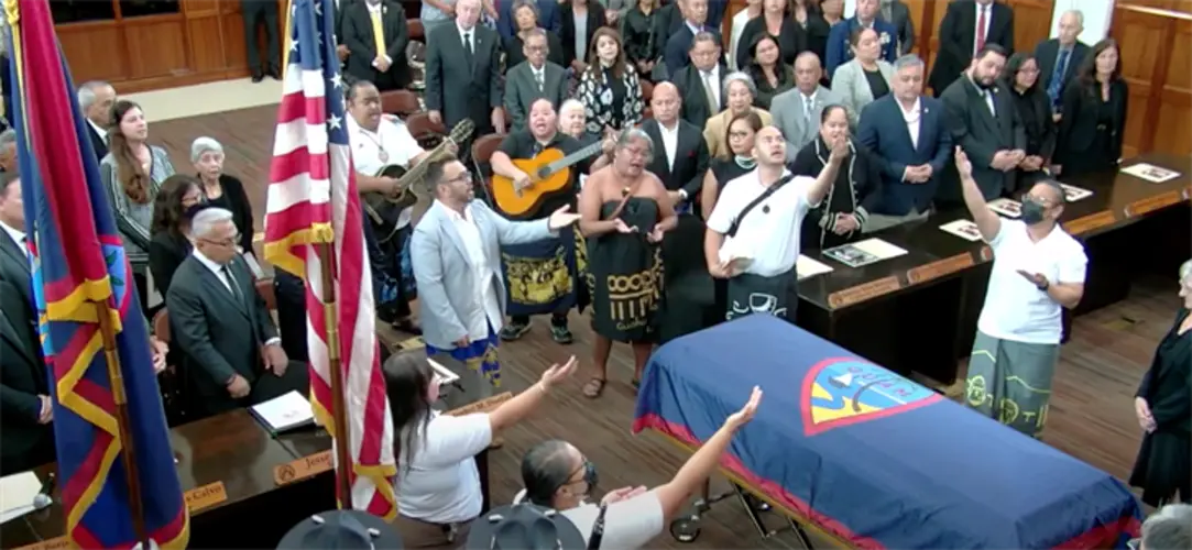 Guam's leaders honor the life and legacy of Speaker Mark Forbes