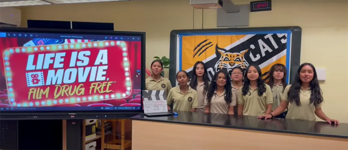 Luis P. Untalan Middle School Wildcats win at National Film Festival