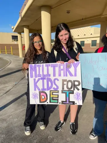 Guam High students stage walkout to support DoDEA programs impacted by DEI changes