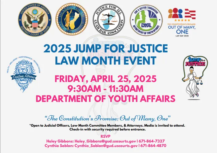 Courts and legal community celebrate Law Month with “Jump for Justice” event at Department of Youth Affairs