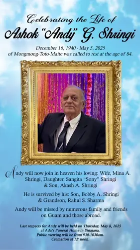 Ashok "Andy" G. Shringi