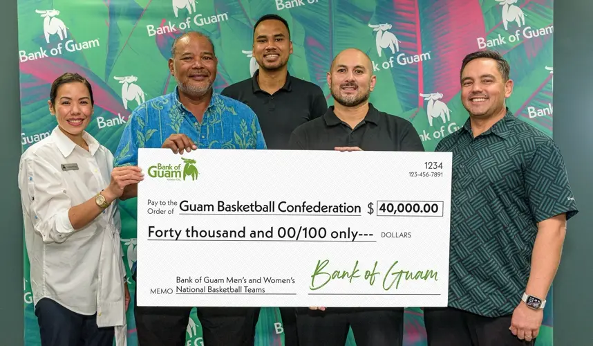 Bank of Guam renews partnership with Guam Basketball Confederation for national basketball teams