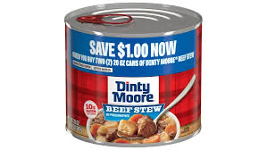 Public Health: Recall alert of Dinty Moore Beef Stew (20 oz cans)