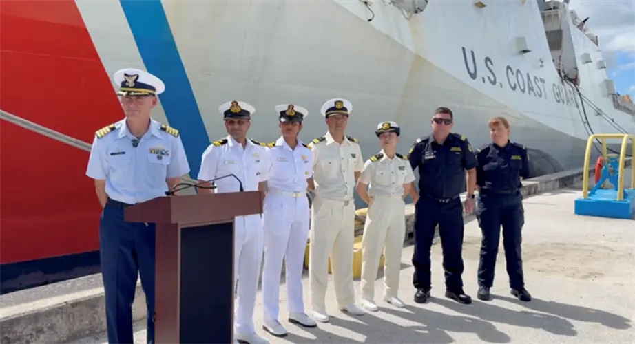 “We can't afford not to”: USCG ‘Stratton’ hosts allied nations for quad patrol