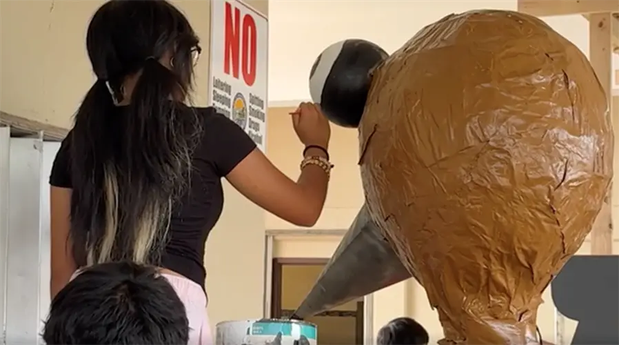 A sneak peek of 81st Liberation Day Parade floats preparations