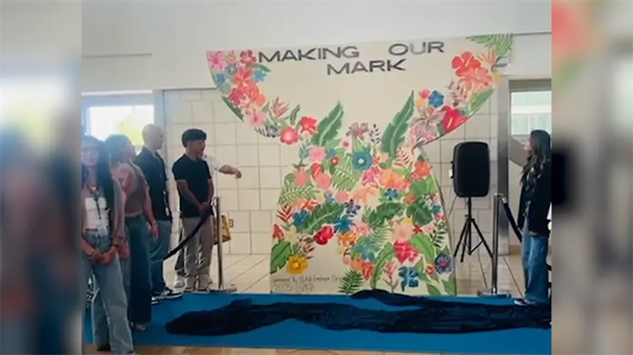 Summer interns leave their mark at Guam Airport with symbolic latte art