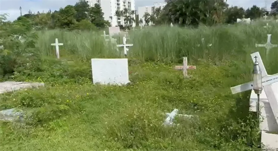 Residents with loved ones at Tiguac Cemetery upset with condition