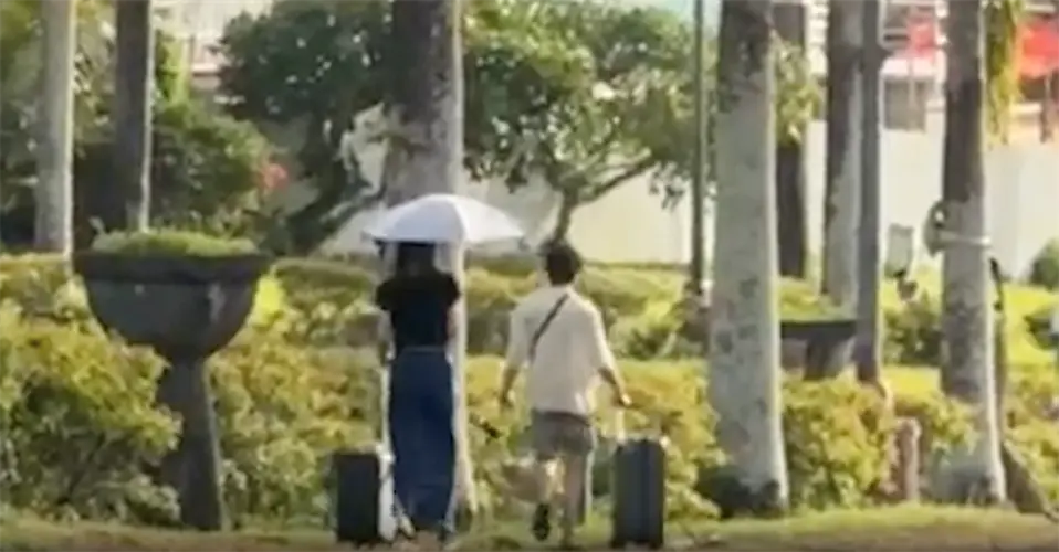 Visitors walking along Airport Road highlights road safety concerns